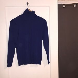 Calvin Klein Royal Blue Turtleneck Sweater
